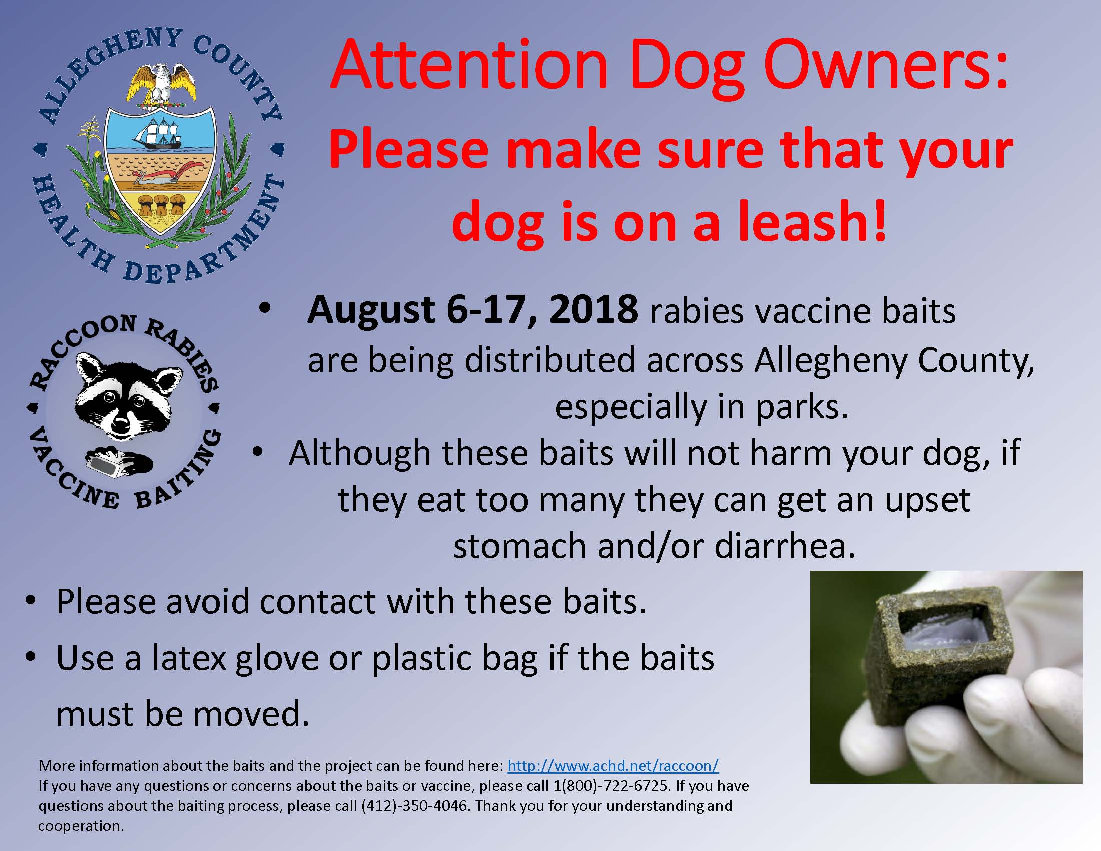 Raccoon Bait-Park Flyer 2018