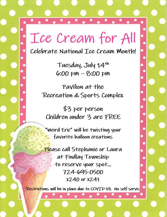 Ice Cream Event 2020