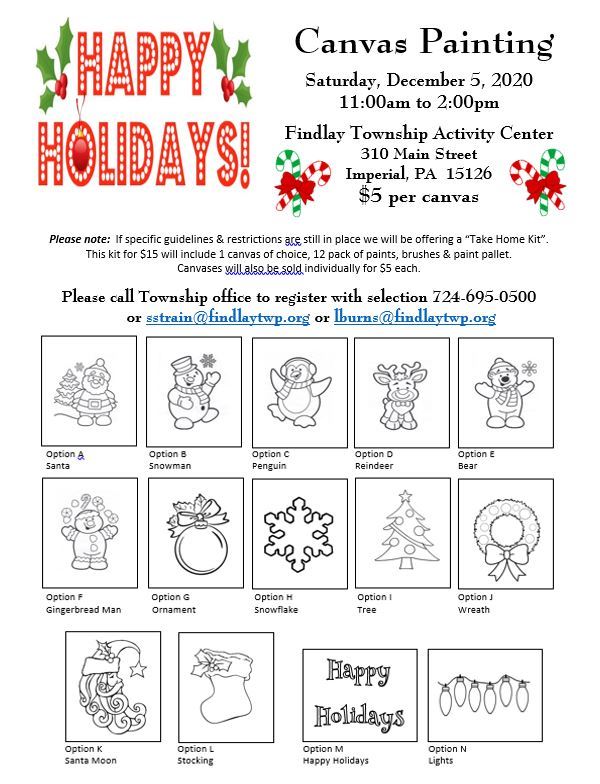 Christmas Canvases 2020